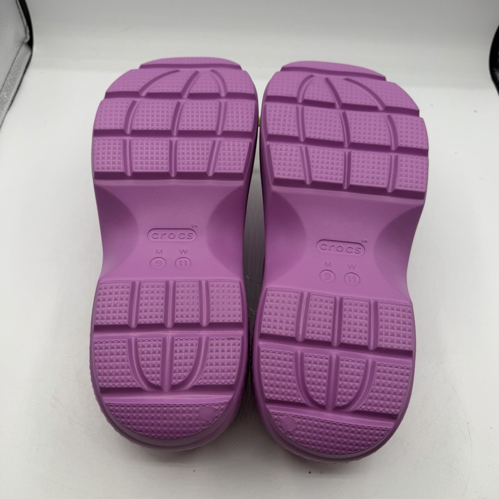 Crocs Stomp Clogs Womens 11 Mens 9 Lilac Purple Slip On Shoes Chunky Sandals NEW - Picture 8 of 8